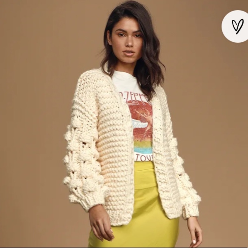Adora Cream Cardigan